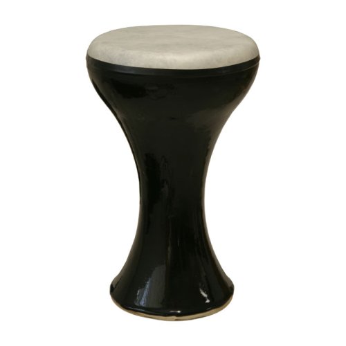 Baby Ceramic Doumbek Black Fiberskyn