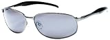 Polarized Aviator Sunglasses JiMarti P69 Spring Hinges (Silver Grey)