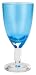 Kitchen & Housewares : Zak Designs Triangle Turquoise 15-ounce Goblet, Set of 4