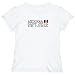 T-Shirt Woman White Elegant Flag 