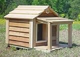 20 Inch Cedar Cat House with Porch & Deck : Size SMALL CEDAR W PORCH & DECK INSULATED 31VTFCJJGGL. SL160 20 Inch Cedar Cat House with Porch & Deck : Size SMALL CEDAR W PORCH & DECK INSULATED