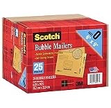Scotch 3M Bubble Mailers Size 0 (6 x 9) - 25ct