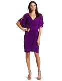 Suzi Chin Womens Faux Wrap Dress