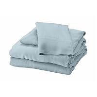 BedVoyage Rayon Derived from Bamboo Bed Sheet Set, King, Sky