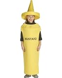 Kids Mustard Costume - Fun themed with our Hot Dog and Ketchup Costumes