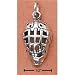 Sports Ch-2483 : Sterling Silver Goalie Mask Charm