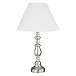 Metal Table Lamp- Silvertone