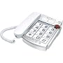 jWIN JTP590WHT Corded Speaker Phone with Caller ID (White)