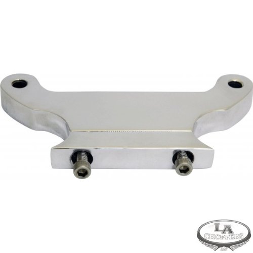 LA Choppers Chrome T-Bar Gauge Mount for 1 1/4 Handlebars for Harley (C01090974) On Sale