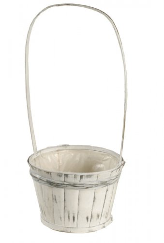 Holzpflanzkorb mit Bügel D20cm weiß-gewaschen 1 Stück Reviews
