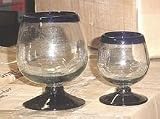 Mexican Bubble Glass - Mexican Glassware Pitcher Sets and Glasses