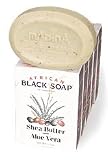 AFRICAN BLACK SOAP W/ SHEA BUTTER & ALOE VERA SOAP