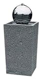 Ronda  - Stainless Steel Ball & Plinth - Mains
