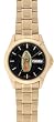 GENEVE Men's Gold-Tone Swiss-Quartz Our Lady of Guadalupe Watch. Model: GE-3001