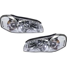 HEADLIGHT Right + Left RH+LH (Passenger+Driver) for NISSAN Maxima (2000-2001), Lamp Assembly, 2000 2001 00 01