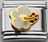 Low price Clearly Charming White Hibiscus Italian Charm