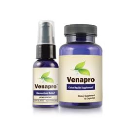 Venapro Colon Health and Hemorrhoid Kit ~ 6 Month Kit