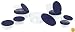 Pyrex Storage 18-Piece Round Set, Clear with Blue Lids