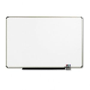 GBC-COMMERCIAL & CONSUMER GRP / QRTP567T / Euro Frame Dry-Erase Board, Porcelain/Steel, 72 x 48, WE/Aluminum Frame / Sold as 1 EA