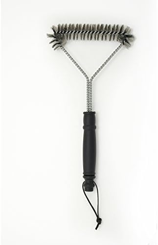 Grill Brush - With FREE 50-PAGE GRILLING RECIPE BOOK (Worth $12.97) - Highest Quality Stainless-Steel Grill Accessories - Best 12 Inch (12") Stainless Steel Brushes - High Quality Durable and Wear Resistant Tool With Free Recipe Book - Great Results When Cleaning Your BBQ Quick and Easy with This Wire Brush - Works with All Grill Types Including Weber Char Broils and Foreman - Gas Electric Coal Infrared Outdoor BBQ - Best Grill Accessory - 100% Satisfaction Guarantee!