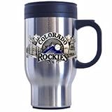 Colorado Rockies MLB Pewter Stainless Steel Travel Mug
