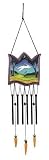 Outdoor Living : Rabbit Ceramic Tile Windchimes