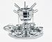 Kitchen & Housewares : Gourmet Standard 2 Quart Stainless Steel Lazy Susan Fondue Set - FDLS11015