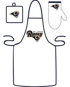 St. Louis Rams Grilling Apron Set