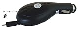 Kfz Ladekabel Aufrollbar für Nokia 1200 1650 2630 2760 3109 classic 3110 classic 3120 classic 3250 3250 Xpress music 3500 classic 5300 Xpress music 5310 Xpress music 5500 Sport 5610 Xpress music 5700 Xpress music 5200 5300 5500 6070 6080 6085 6101 6103 6111 6110 Navigator 6120 classic 6125 6131 6151 6220 classic 6233 6234 6