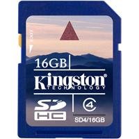 Childrens Toyshop  Electronics : Kingston - Flash memory card - 16 GB - Class 4 - SDHC