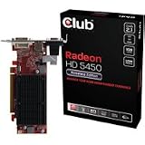 Club 3d ATI Radeon HD5450 Grafikkarte (PCI-e, 1GB GDDR3 Speicher, 1 GPU)von "Club 3D"