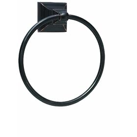 Amerock BH26511-ORB Markham Collection Towel Ring, Oil Rubbed Bronze by Amerock