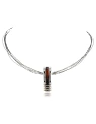 Sterling Silver Tides Collection Cherry Amber Necklace, 17.5"