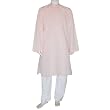 Indian Clothing Cotton Embroidered Kurta Pajama L Chest :44 inches