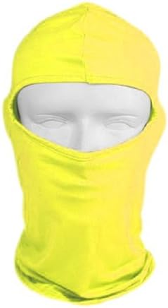 Motorcycle Cycling lycra Balaclava Full Face Mask For Sun UV Protection - Yellow