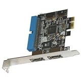 1 PATA plus 2 eSATA PCI-Express combo card with JMB363 chipset