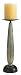 Eurofase 13659-011 Balustrade Candlestick, Large, Pewter