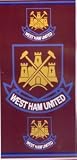 Official West Ham United F.C. Football 100% cotton beach Towel