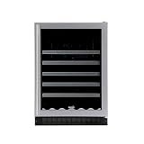 Marvel Luxury Series 61WCMBSGR 24 Wine Cellar, 45-Bottle Capacity, Right Hinge