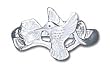 Solid Sterling Silver Hummingbird Ring