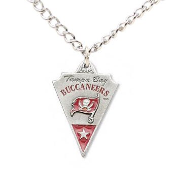 Tampa Bay Buccaneers Chain Necklace & Pewter Pendant