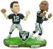 Oakland Raiders Gannon & Porter Forever Collectibles Bobble Mates