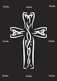 Tribal Cross. Wall Decal 13W x 18H Removable Graphic 31VUDX8nysL. SL160 Tribal Cross. Wall Decal 13W x 18H Removable Graphic