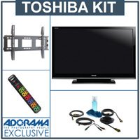 31VUEmXvg3L Toshiba 40XV645U REGZA 40 Diagonal LCD HDTV, with Advanced Accessory Kit (2 HDMI Cables, 1 RGB Cable, 1 Audio Cable, Plasma / LCD Clean Kit, Monster 6 Outlet Surge Protection. TV Wall and Ceiling Mount)