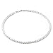 White Pearl Single Row Strand Necklace