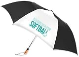 Chalk Talk Black Rather Be Playing Softball Umbrella