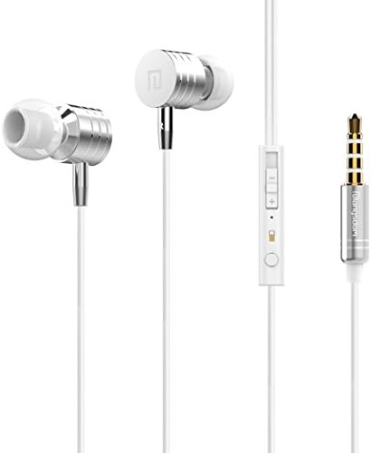 Dastone Noise Isolating Stereo Metal Earphones Bass In-ear Headphones with Remote Control Microphone &amp; Volume Control for Apple Iphone, Ipad, Ipod &amp; Other Apple Ios Devices (White)