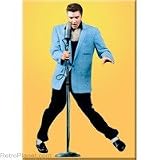 Elvis Blue Jacket With Mic Magnet 2002E