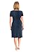 Kindred Bravely Angelina Ultra Soft Maternity & Nursing Nightgown Dress (Navy Blue, Large)