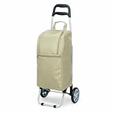 Picnic Time Metro Kart Insulated Cooler with Trolley (Tan)